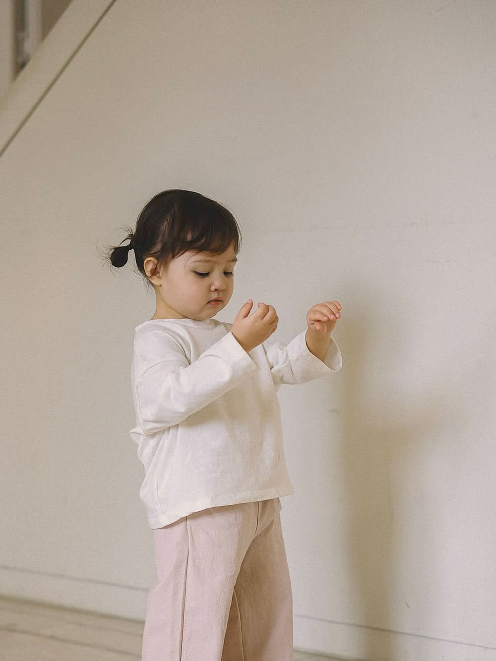Toddler Mel S25 Long Sleeve Basic Tee (1 - 9y) - 4 Colors kids outfit