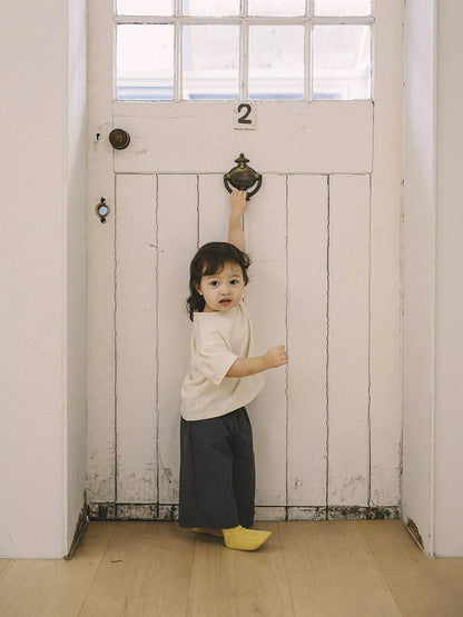 Toddler Mel S25 Polka Dot Gauze Cotton Wide Leg Pants (4 - 7y) - 2 Colors kids outfit