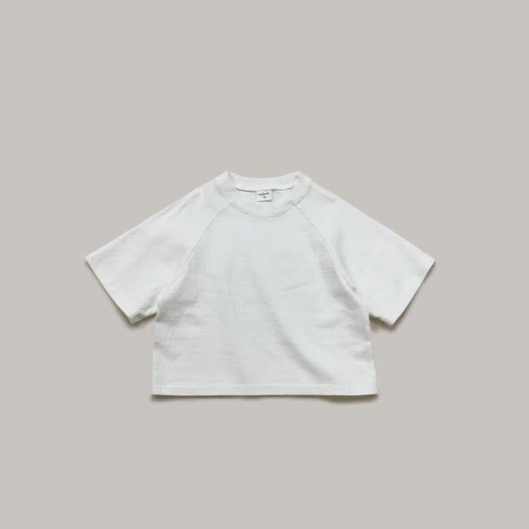 Toddler Mel S25 Relaxed Fit Elbow - Sleeve Raglan Tee (7 - 9y) - 4 Colors kids outfit