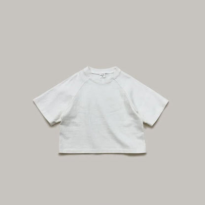 Toddler Mel S25 Relaxed Fit Elbow - Sleeve Raglan Tee (7 - 9y) - 4 Colors kids outfit