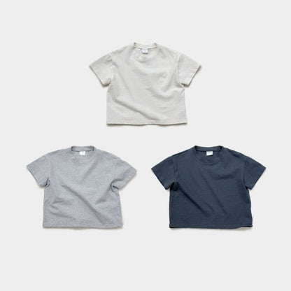 Toddler Mel S25 Short Sleeve Basic Tee (1 - 9y) - 3 Colors kids outfit