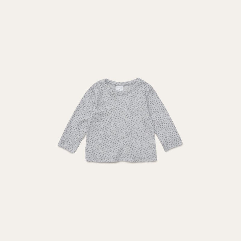 Toddler Mel SP26 Floral Pointelle Long Sleeve Tee (1 - 8y) - 3 Colors - AT NOON STORE
