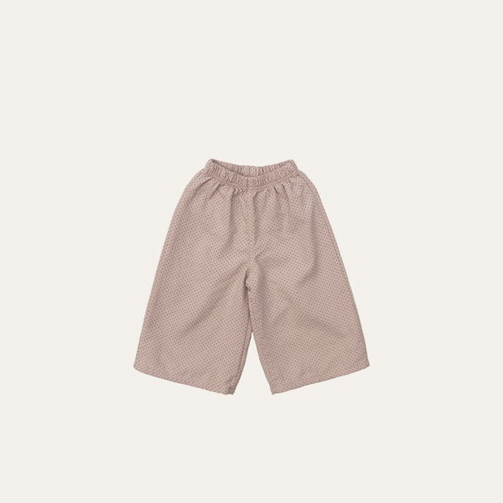Toddler Mel SP26 Gauze Cotton Polka Dot Wide Pants (1 - 8y) - 3 Colors - AT NOON STORE