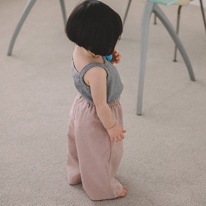 Toddler Mel SP26 Gauze Cotton Polka Dot Wide Pants (1 - 8y) - 3 Colors - AT NOON STORE