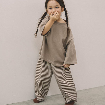 Toddler Mel SP26 Relaxed Fit Bracelet - Sleeve Tee (1 - 8y) - 4 Colors - AT NOON STORE
