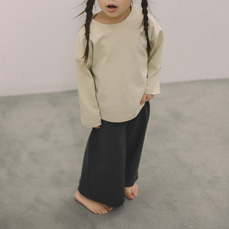 Toddler Mel SP26 Relaxed Fit Long Sleeve Tee (1 - 8y) - 6 Colors - AT NOON STORE