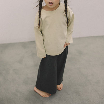 Toddler Mel SP26 Relaxed Fit Long Sleeve Tee (1 - 8y) - 6 Colors - AT NOON STORE