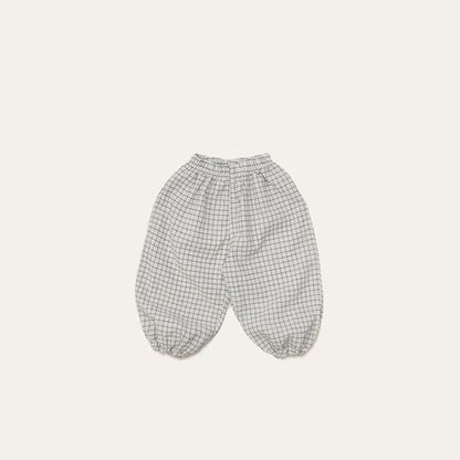 Toddler Mel SS26 Plaid Balloon Jogger Pants (1 - 8y) - 2 Colors kids outfit