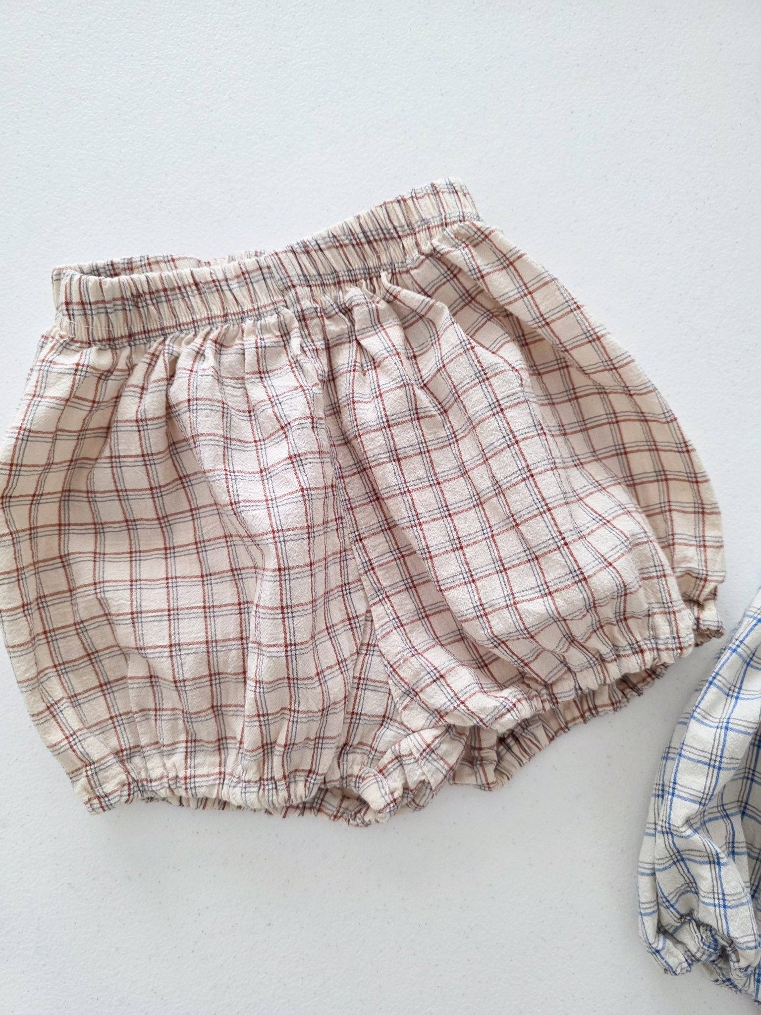 Toddler Mel SS26 Plaid Bloomer Shorts (1 - 4y) - 2 Colors kids outfit