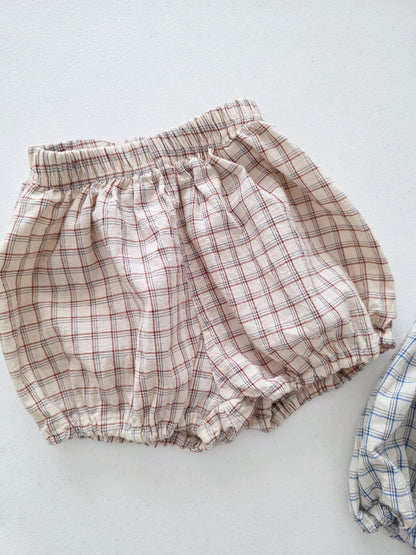 Toddler Mel SS26 Plaid Bloomer Shorts (1 - 4y) - 2 Colors kids outfit