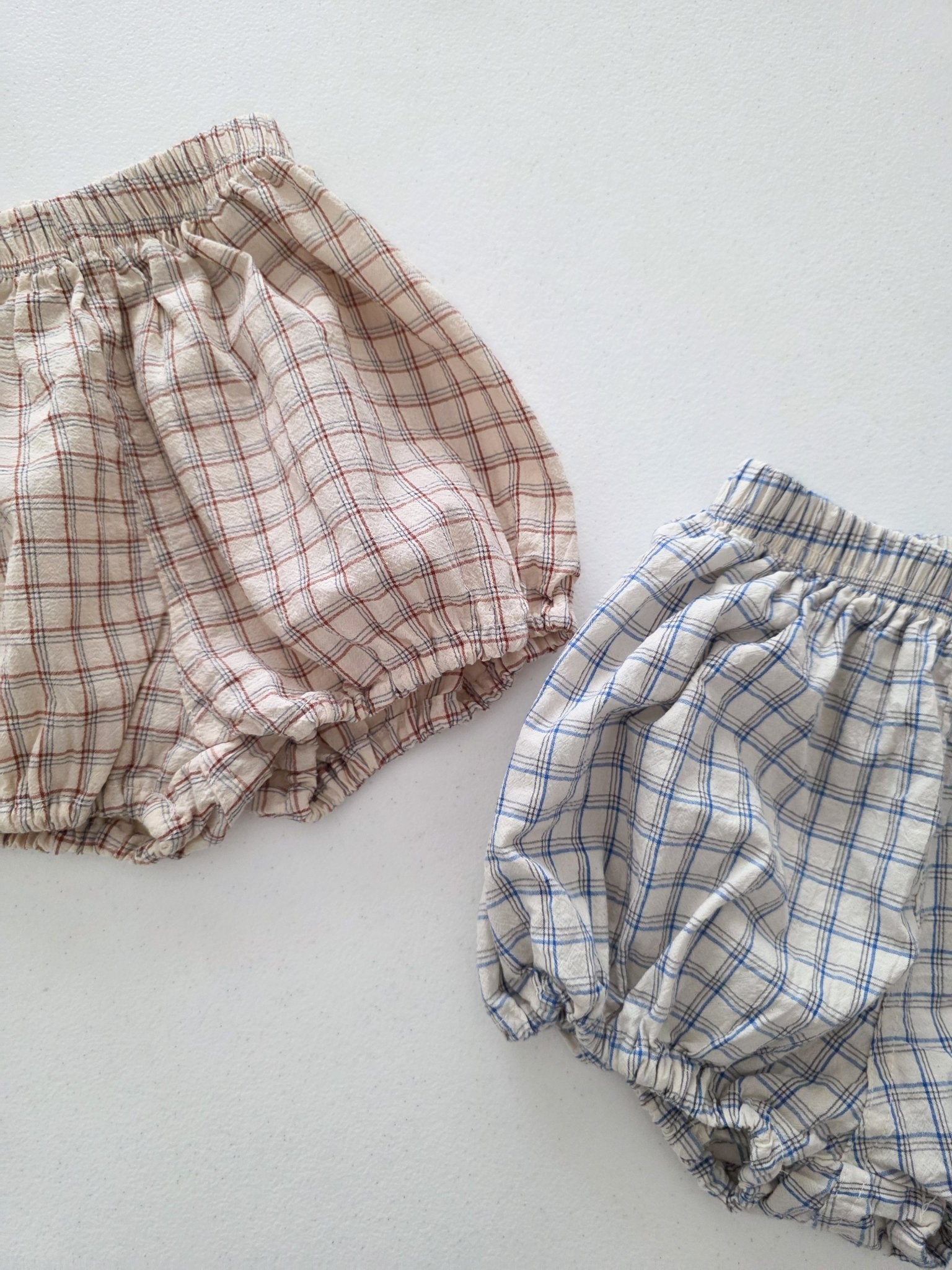 Toddler Mel SS26 Plaid Bloomer Shorts (1 - 4y) - 2 Colors kids outfit