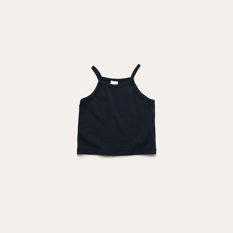Toddler Mel SS26 Ribbed Noodle Strap Tank Top (1 - 8y) - 4 Colors kids outfit