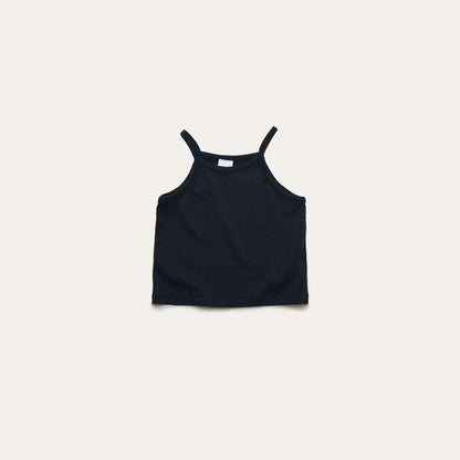 Toddler Mel SS26 Ribbed Noodle Strap Tank Top (1 - 8y) - 4 Colors kids outfit