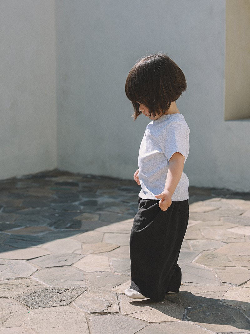 Toddler Mel SS26 Ribbed Short Sleeve Top (1 - 8y) - 3 Colors kids outfit