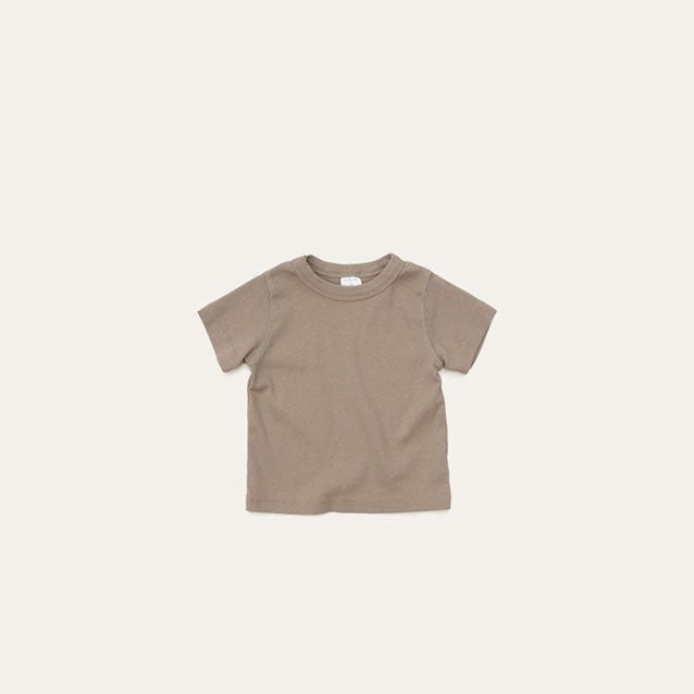 Toddler Mel SS26 Ribbed Short Sleeve Top (1 - 8y) - 3 Colors kids outfit
