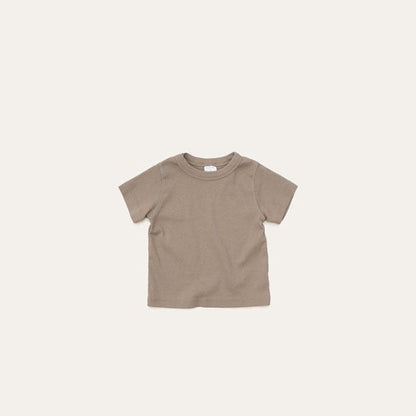 Toddler Mel SS26 Ribbed Short Sleeve Top (1 - 8y) - 3 Colors kids outfit