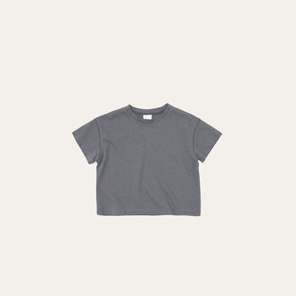 Toddler Mel SS26 Summer Loose Fit Short Sleeve Top (1 - 8y) - 4 Colors kids outfit