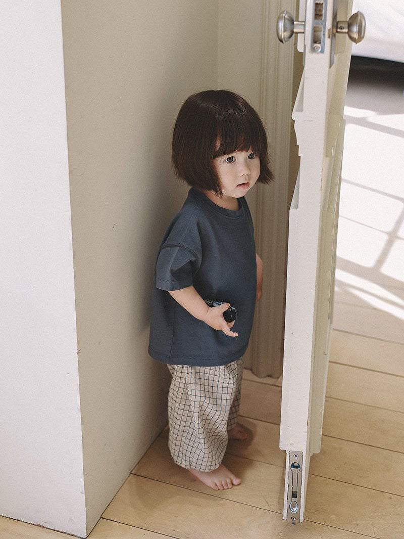Toddler Mel SS26 Summer Loose Fit Short Sleeve Top (1 - 8y) - 4 Colors kids outfit