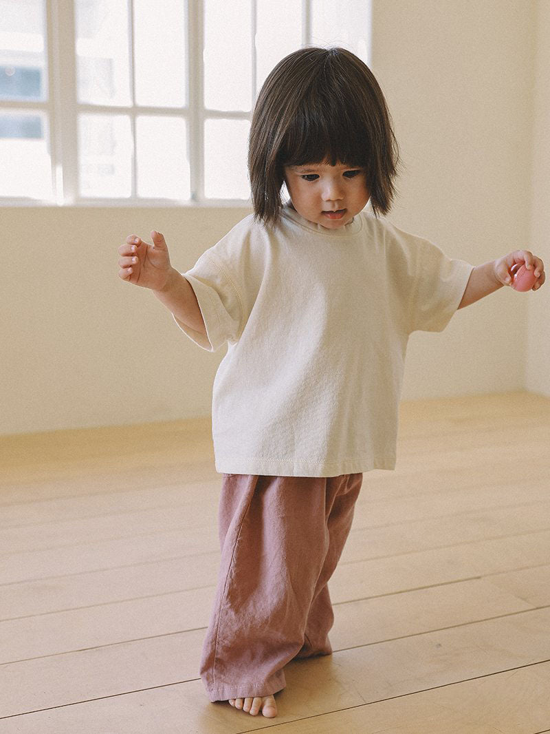 Toddler Mel SS26 Summer Loose Fit Short Sleeve Top (1 - 8y) - 4 Colors kids outfit