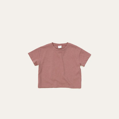 Toddler Mel SS26 Summer Loose Fit Short Sleeve Top (1 - 8y) - 4 Colors kids outfit