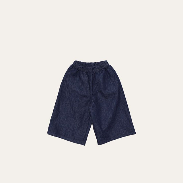 Toddler Mel SS26 Wide Leg Denim Pants (1 - 8y) - Denim kids outfit