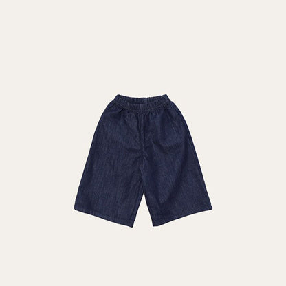 Toddler Mel SS26 Wide Leg Denim Pants (1 - 8y) - Denim kids outfit