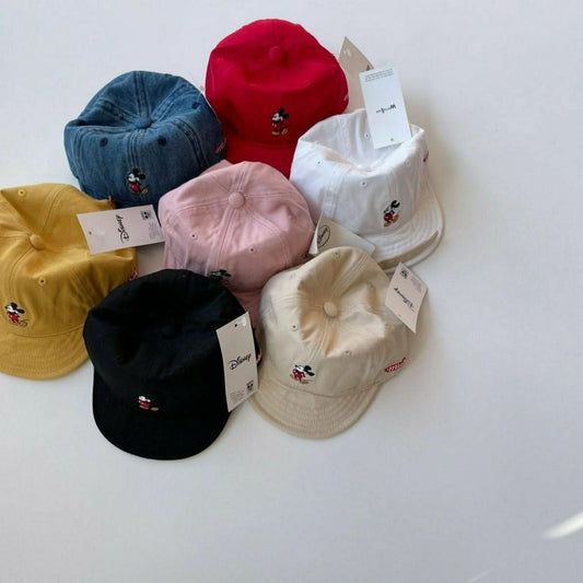 Toddler Mickey Mouse Soft Brim Cap (1 - 3y) - 7 Colors kids outfit