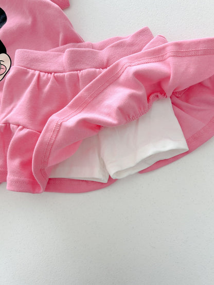 Toddler Mickey/Minnie Short Sleeve Top and Shorts/Skirt Set (1 - 6y) - 2 Colors - AT NOON STORE