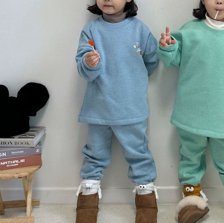 Toddler Mickey's Friends Drawstring Sweatshirt and Jogger Pants Set (2 - 7y) - 3 Colors kids outfit