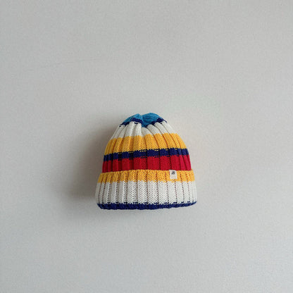 Toddler Multi Stripe Beanie (2-10y) - 2 Colors kids outfit