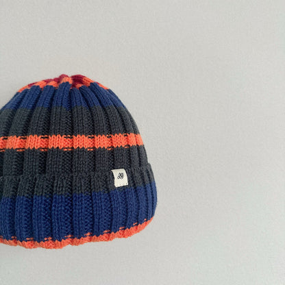 Toddler Multi Stripe Beanie (2-10y) - 2 Colors kids outfit
