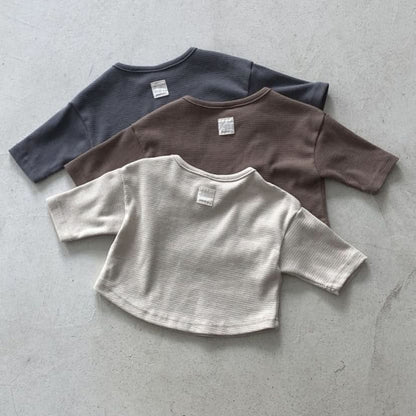 Toddler Nunu Crewneck Long Sleeve Top (1 - 6y) - 3 Colors kids outfit