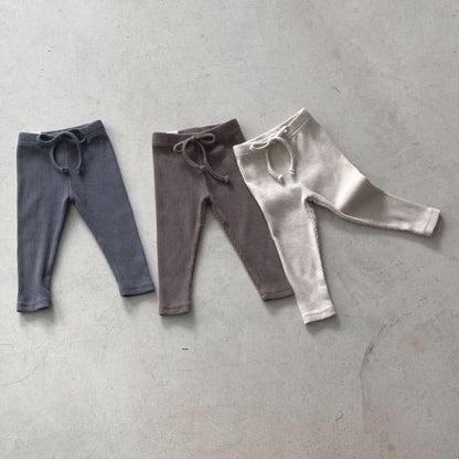 Toddler Nunu RIb - Knit Leggings (1 - 6y) - 3 Colors kids outfit
