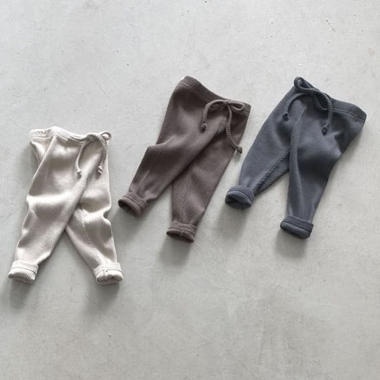 Toddler Nunu RIb - Knit Leggings (1 - 6y) - 3 Colors kids outfit