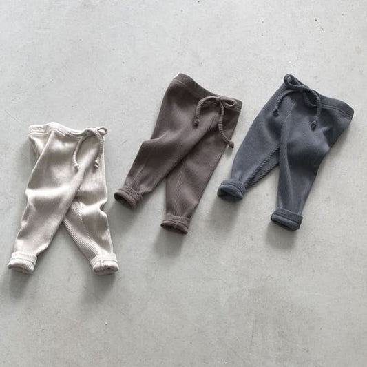 Toddler Nunu RIb - Knit Leggings (1 - 6y) - 3 Colors kids outfit