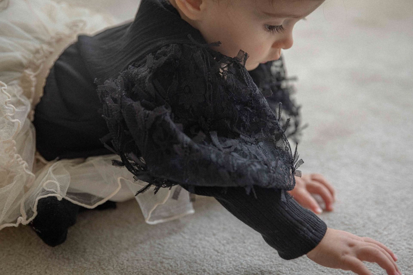 Toddler Puff Shoulder Top (6m - 5y) - 2 Colors kids outfit
