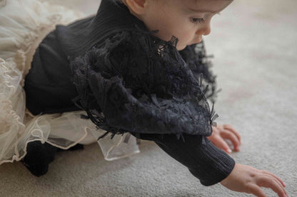 Toddler Puff Shoulder Top (6m - 5y) - 2 Colors kids outfit