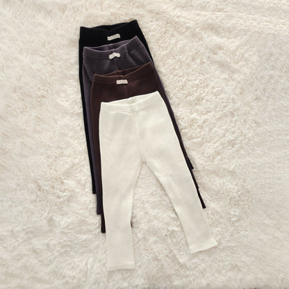 Toddler Rib - Knit Leggings (3 - 8y) - 4 Colors kids outfit