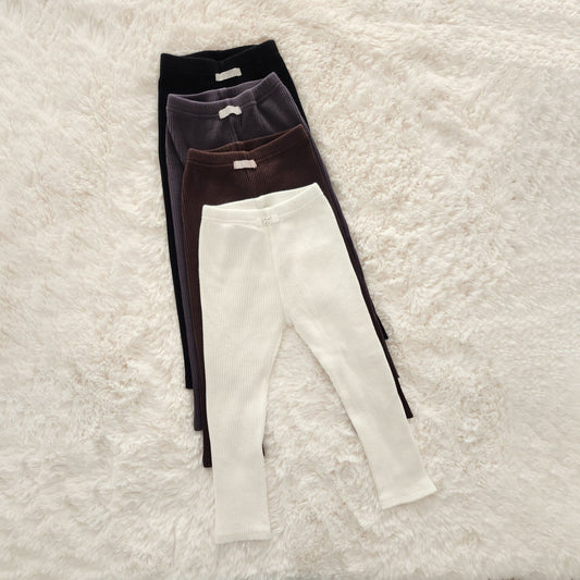 Toddler Rib - Knit Leggings (3 - 8y) - 4 Colors kids outfit