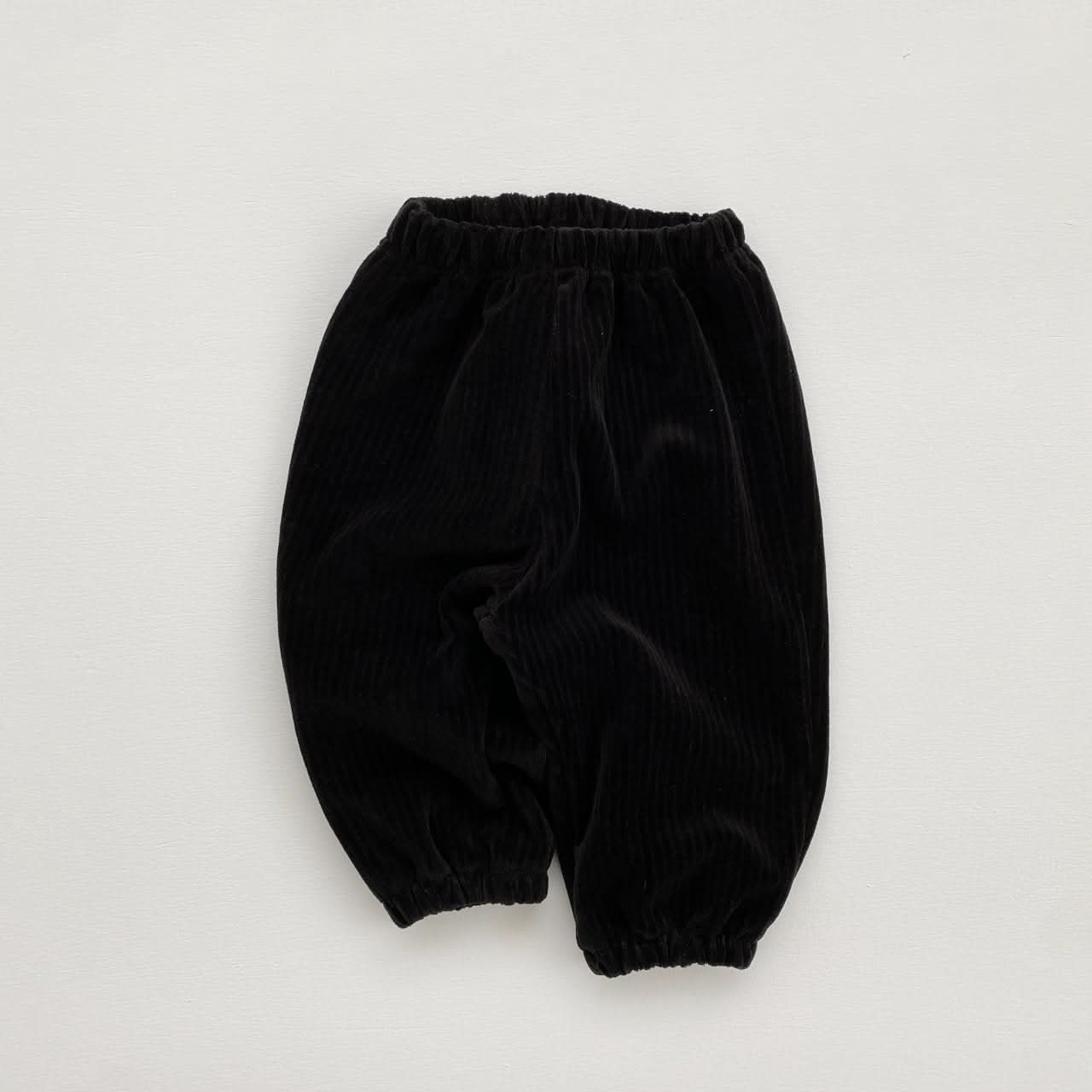 Toddler Ribbed Velvet Jogger Pants(1 - 5y) - 4 Colors kids outfit