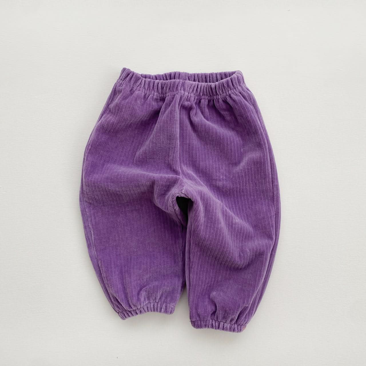 Toddler Ribbed Velvet Jogger Pants(1 - 5y) - 4 Colors kids outfit