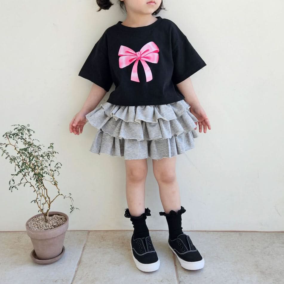 Toddler Ruffle Skirted Shorts (1 - 7y) - 2 Colors kids outfit