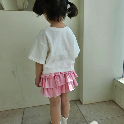 Toddler Ruffle Skirted Shorts (1 - 7y) - 2 Colors kids outfit