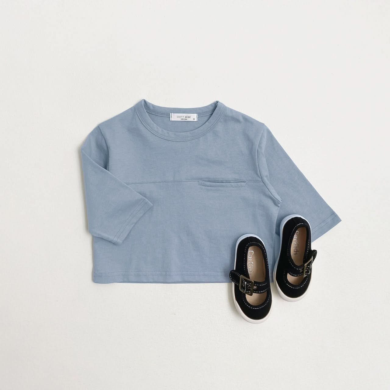 Toddler S25 Chest Pocket Top (1 - 7y) - 4 Colors kids outfit