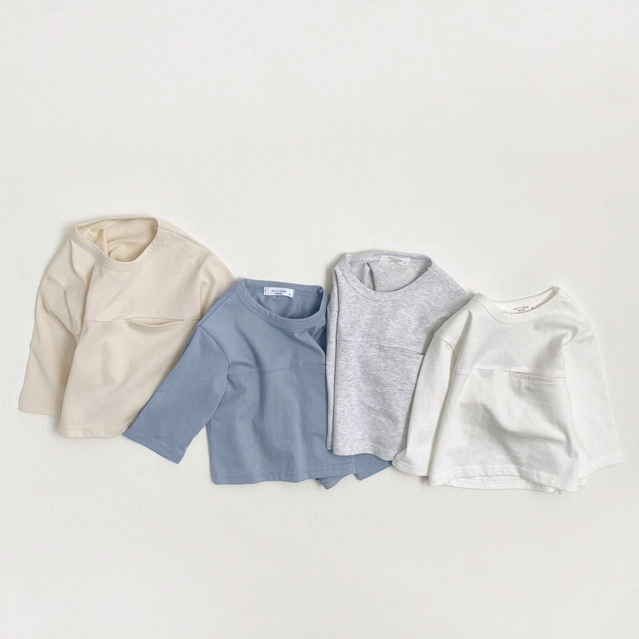 Toddler S25 Chest Pocket Top (1 - 7y) - 4 Colors kids outfit