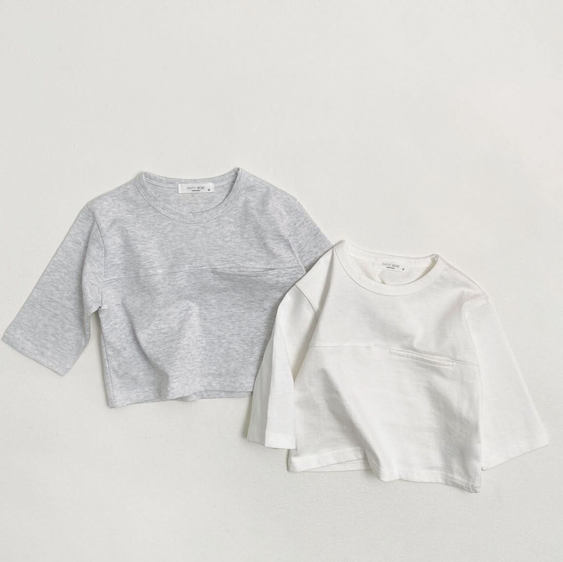 Toddler S25 Chest Pocket Top (1 - 7y) - 4 Colors kids outfit