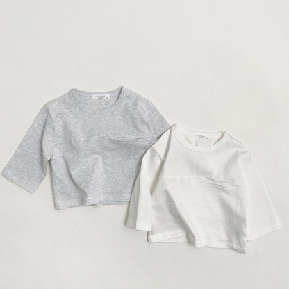 Toddler S25 Chest Pocket Top (1 - 7y) - 4 Colors kids outfit