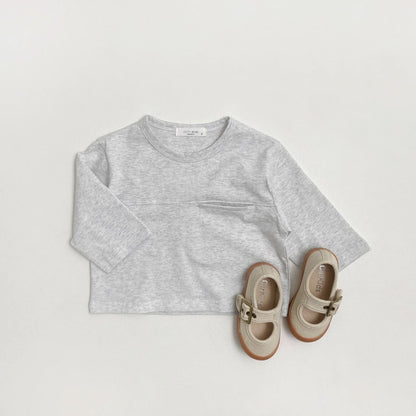 Toddler S25 Chest Pocket Top (1 - 7y) - 4 Colors kids outfit