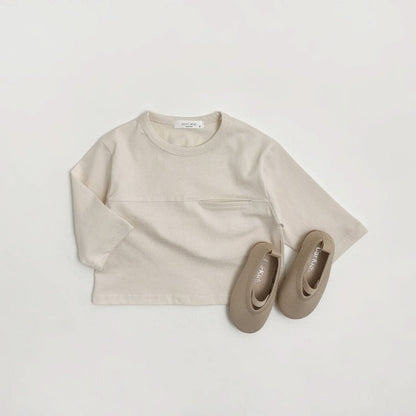 Toddler S25 Chest Pocket Top (1 - 7y) - 4 Colors kids outfit