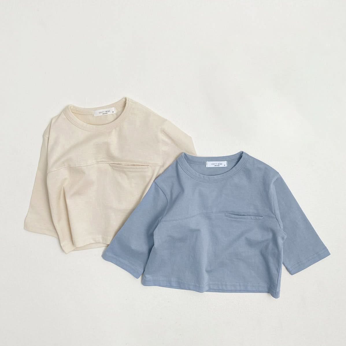 Toddler S25 Chest Pocket Top (1 - 7y) - 4 Colors kids outfit